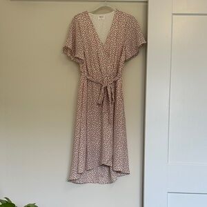 Sienna Sky Pink Floral High Low Dress